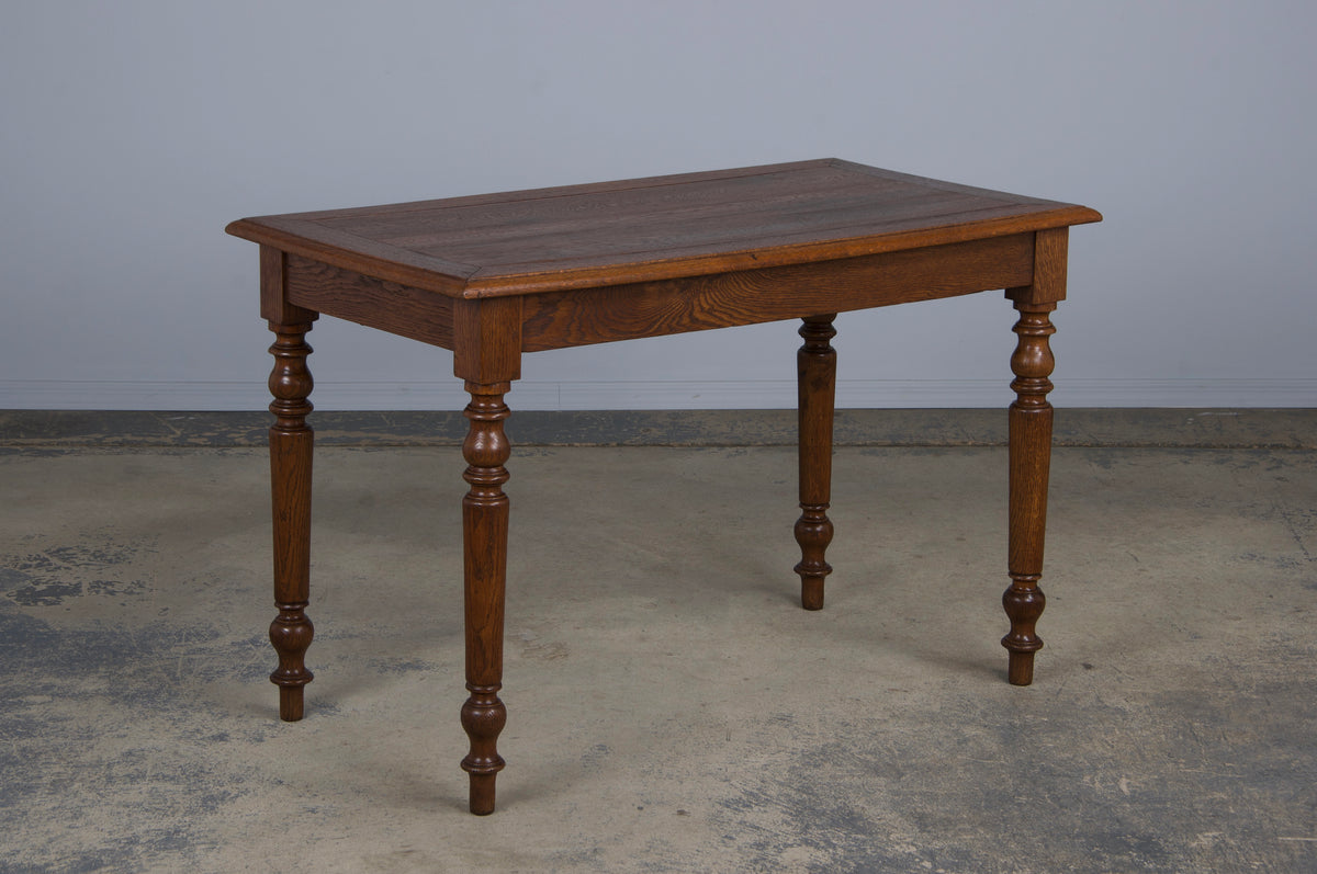 Antique French Louis Philippe Style Provincial Oak Table