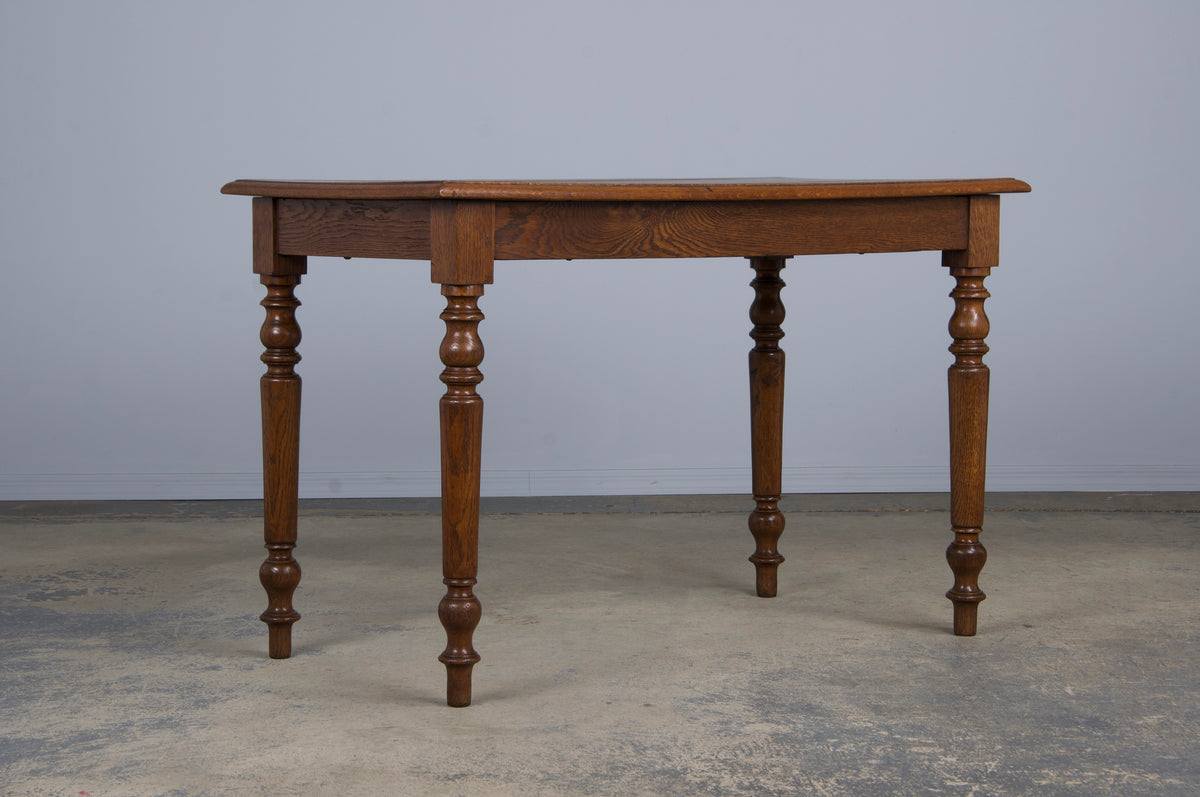 Antique French Louis Philippe Style Provincial Oak Table