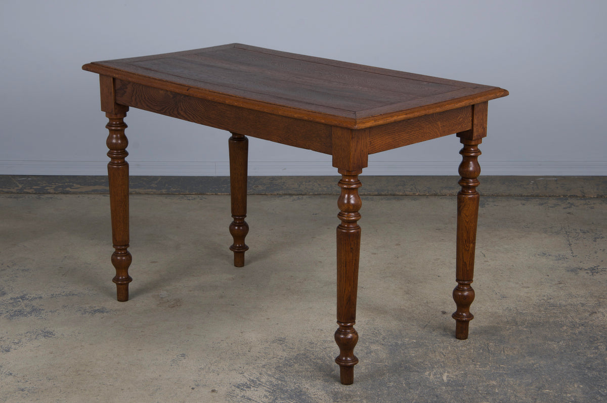 Antique French Louis Philippe Style Provincial Oak Table