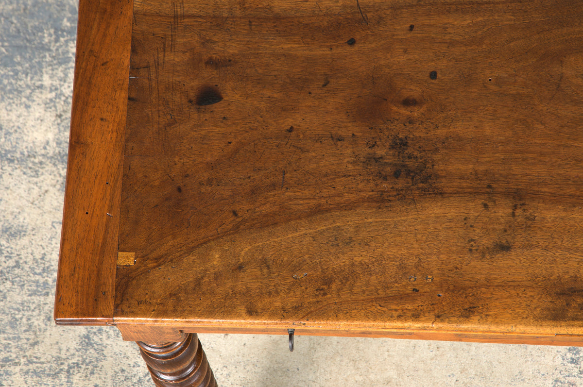 Antique French Louis XIII Style Walnut Writing Desk