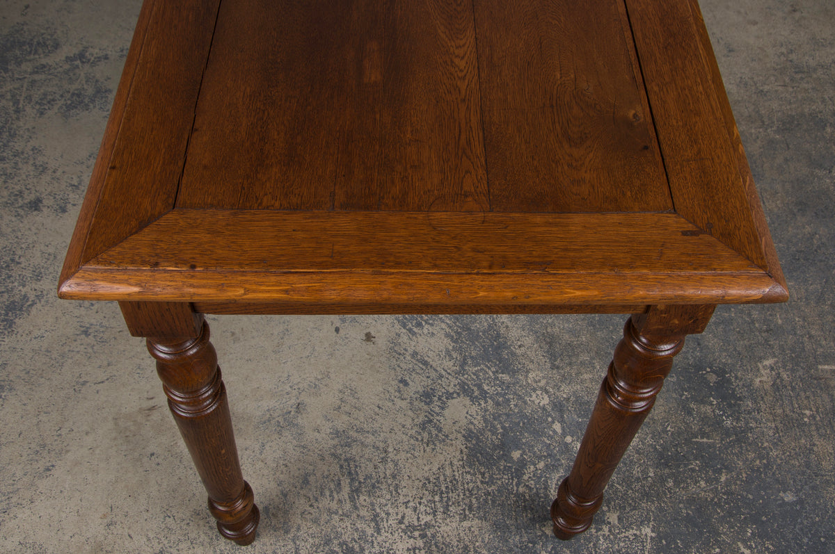 Antique French Louis Philippe Style Provincial Oak Table