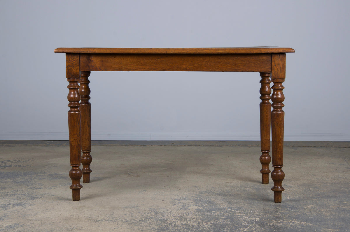 Antique French Louis Philippe Style Provincial Oak Table