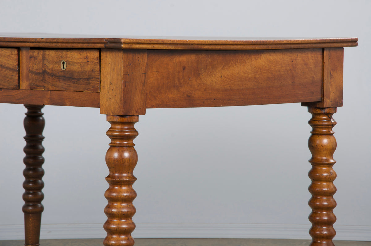 Antique French Louis XIII Style Walnut Writing Desk