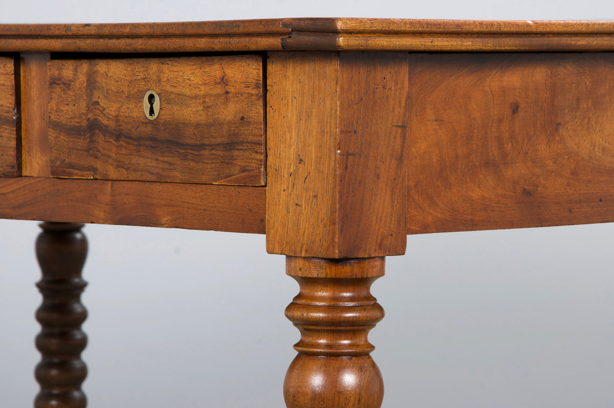 Antique French Louis XIII Style Walnut Writing Desk
