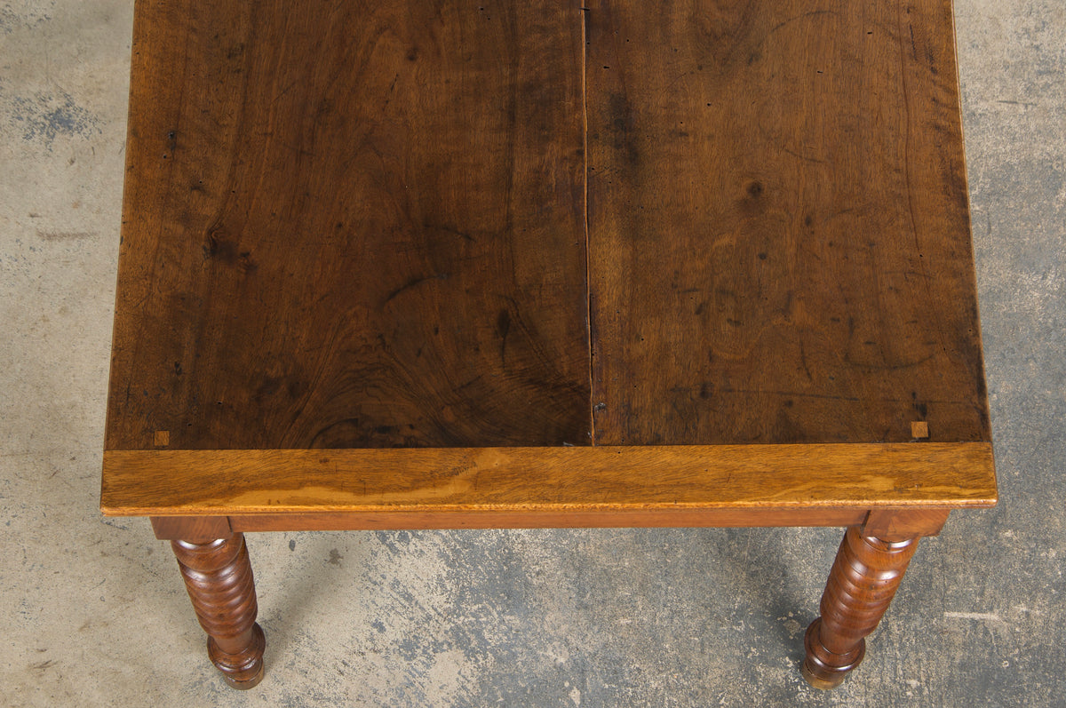 Antique French Louis XIII Style Walnut Writing Desk