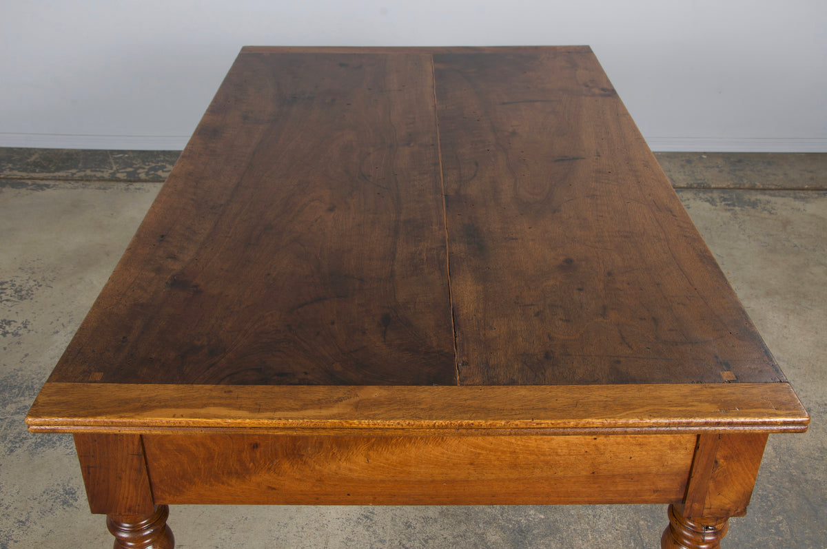 Antique French Louis XIII Style Walnut Writing Desk
