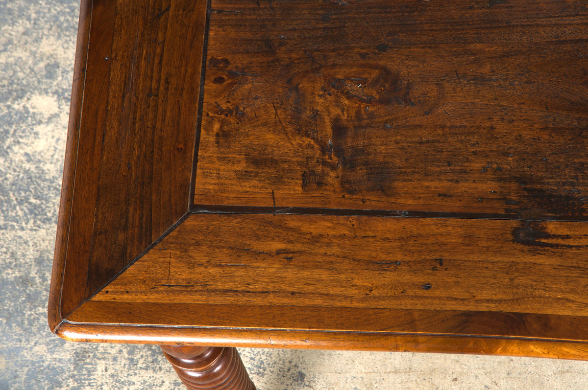 19th Century French Louis XIII Style Walnut Writing Desk