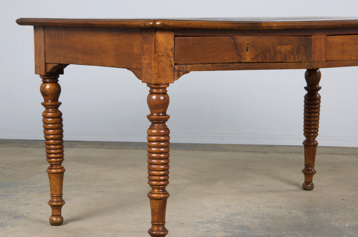19th Century French Louis XIII Style Walnut Writing Desk