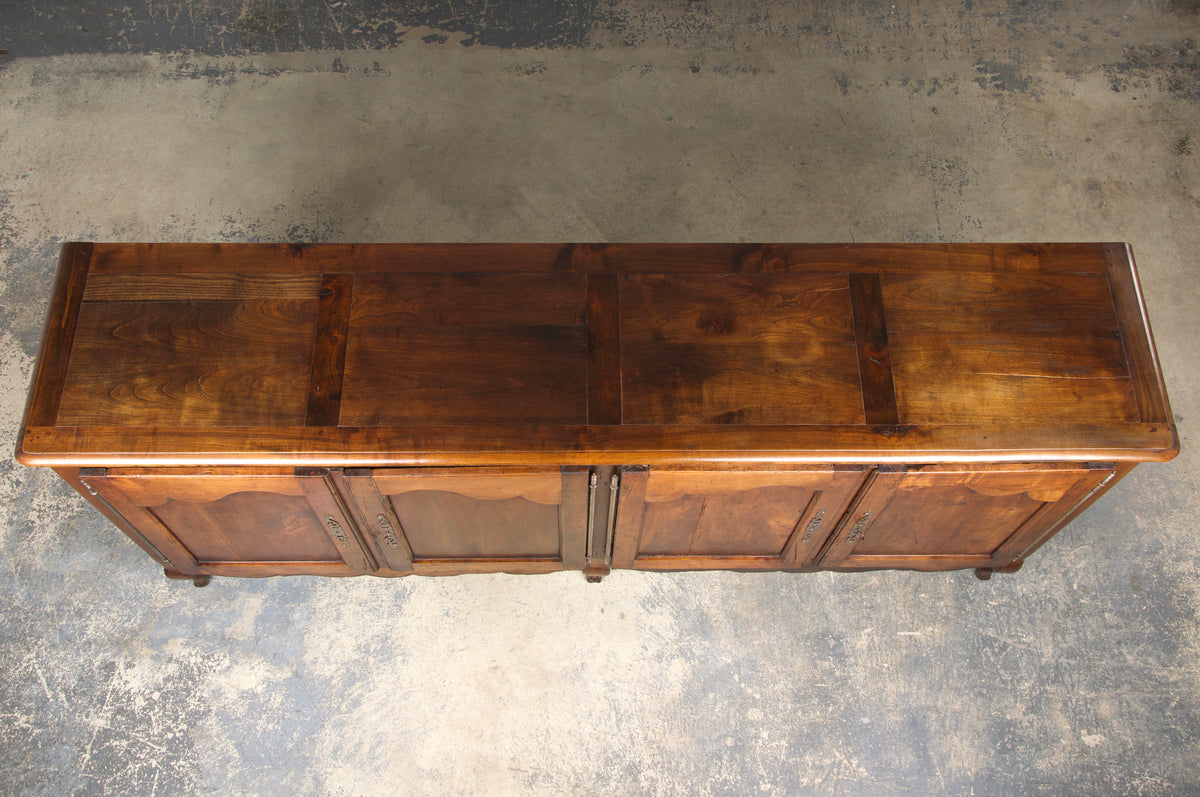 19th Century French Louis XV Style Oak Sideboard Enfilade Buffet