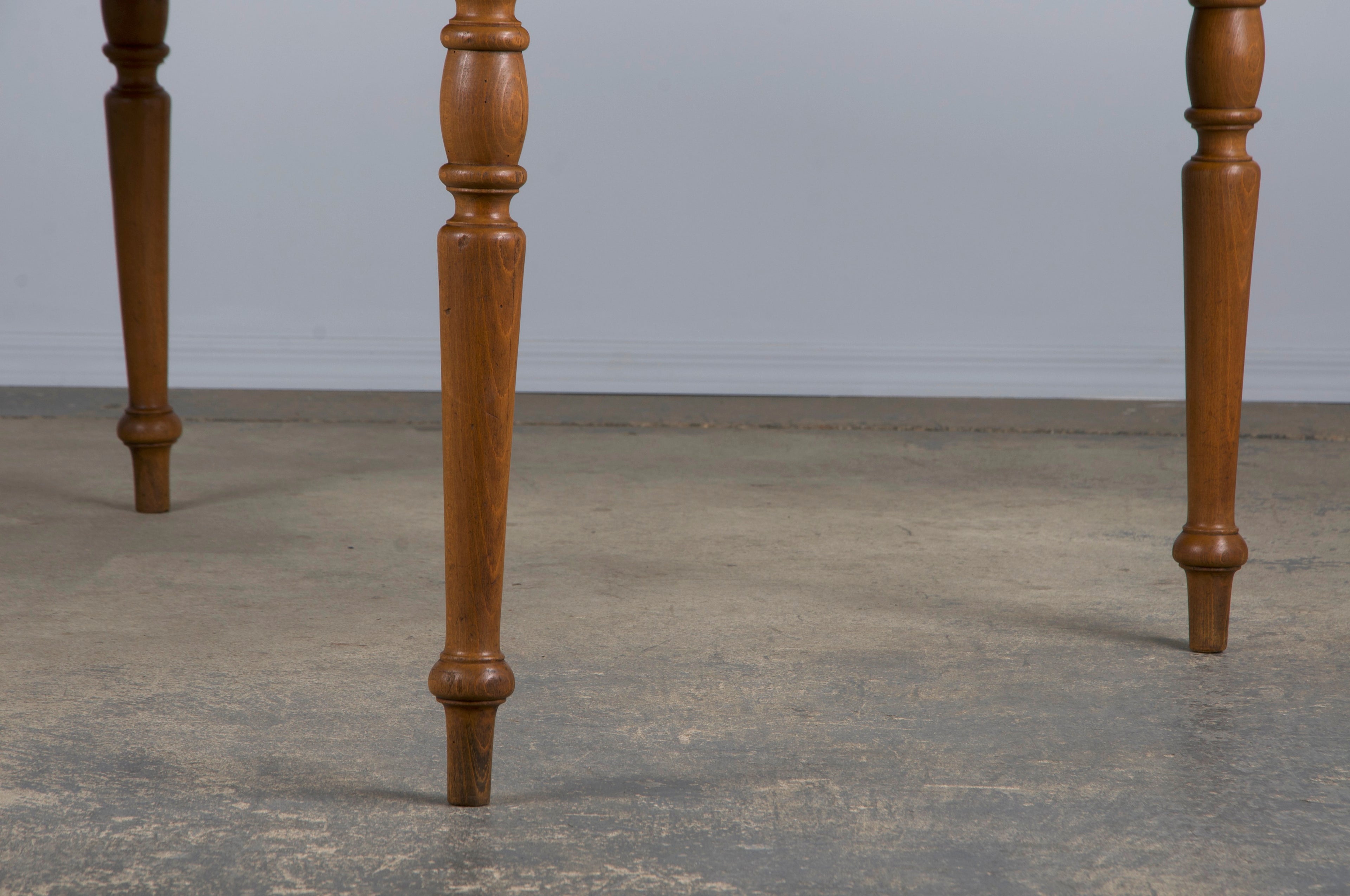 Antique Country French Provincial Mixed Wood Farmhouse Table