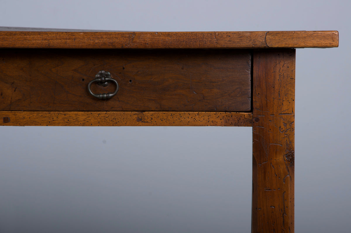 19th Century Country French Walnut Farmhouse Trestle Table