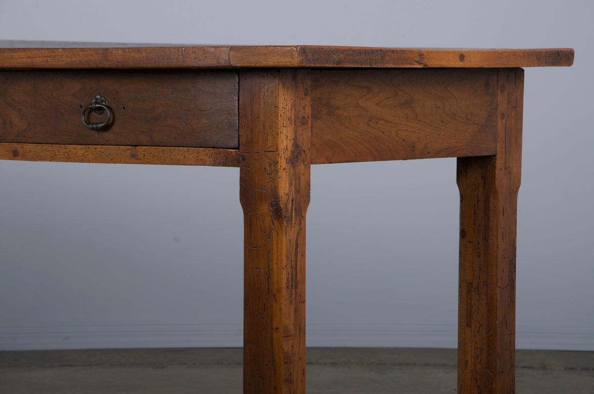 19th Century Country French Walnut Farmhouse Trestle Table