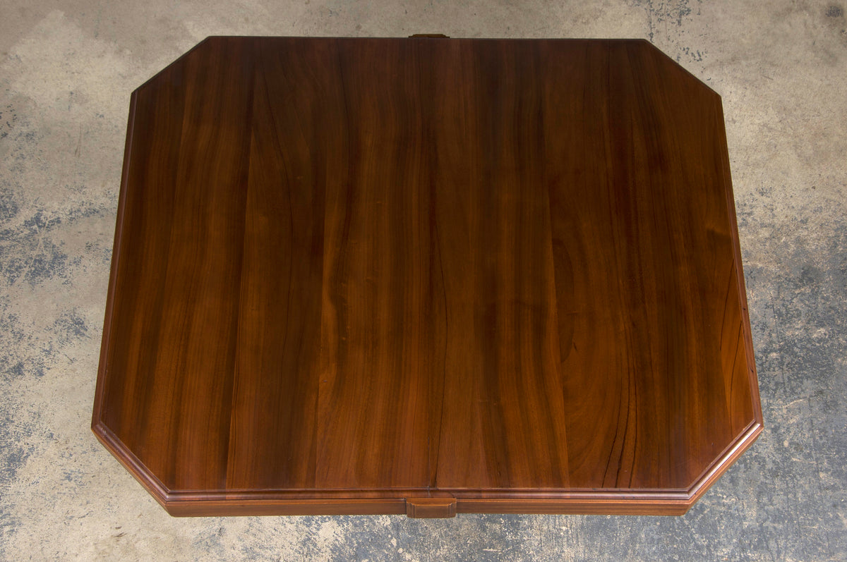 1930s French Art Deco Walnut Dining Table