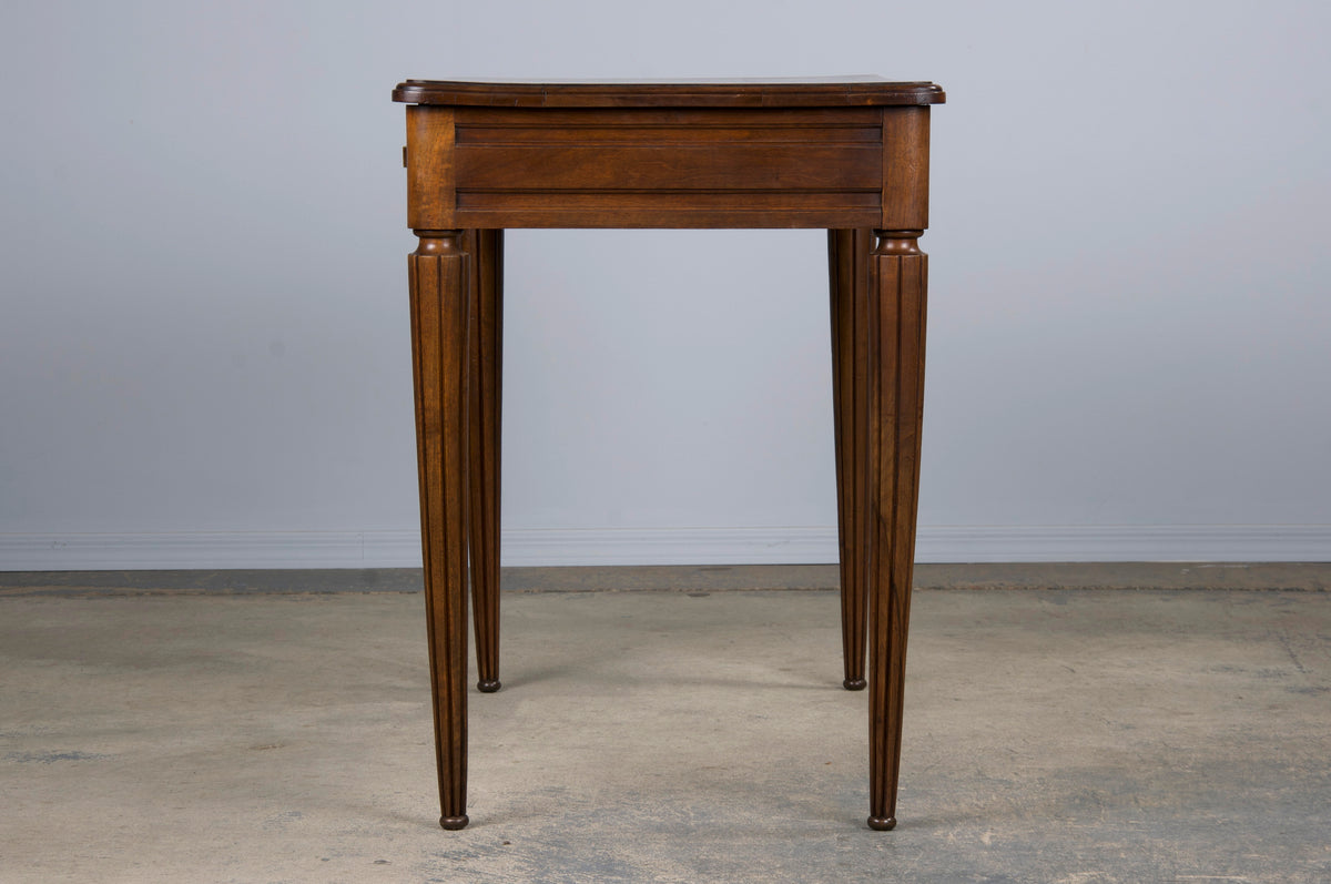 1930s French Art Deco Walnut Writing Desk Or Side Table