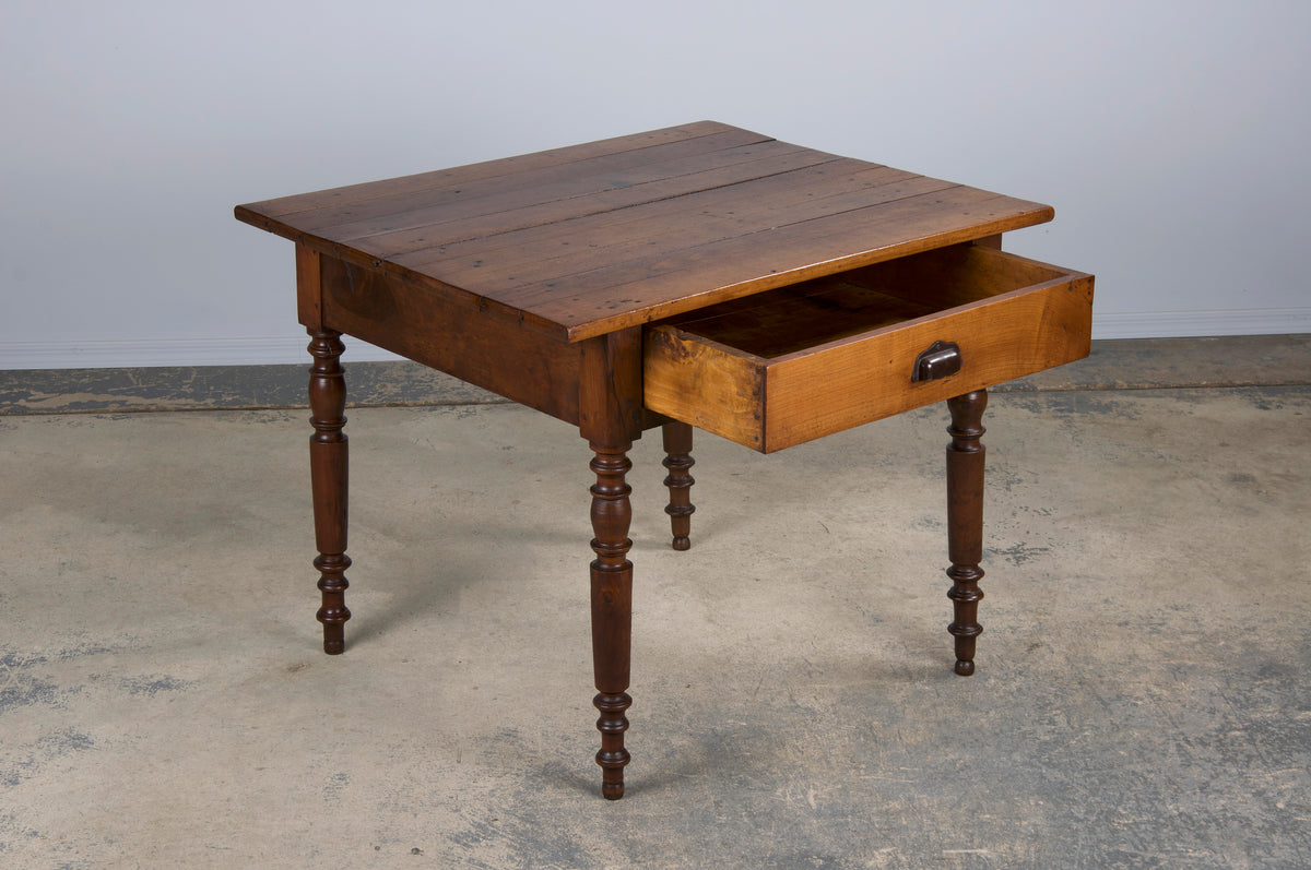 Antique French Louis Philippe Style Walnut Writing Desk