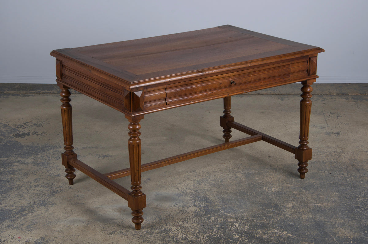 Antique French Louis XVI Style Walnut Writing Desk