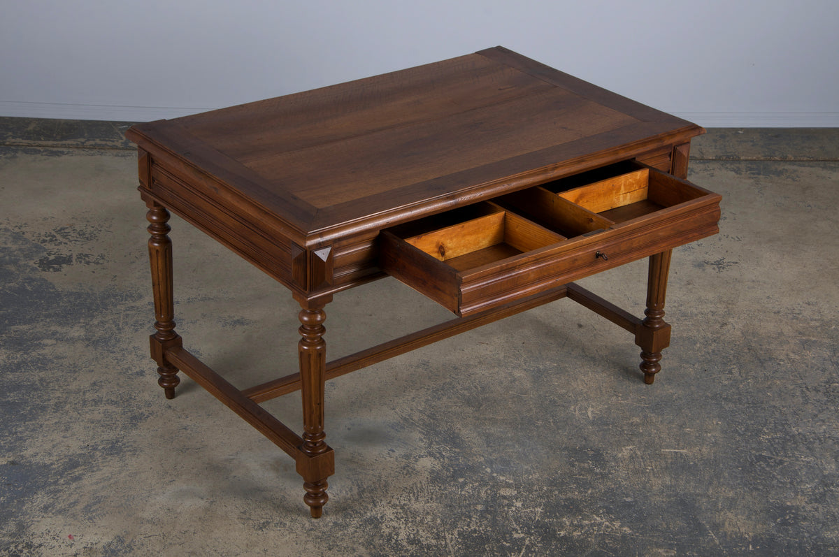 Antique French Louis XVI Style Walnut Writing Desk