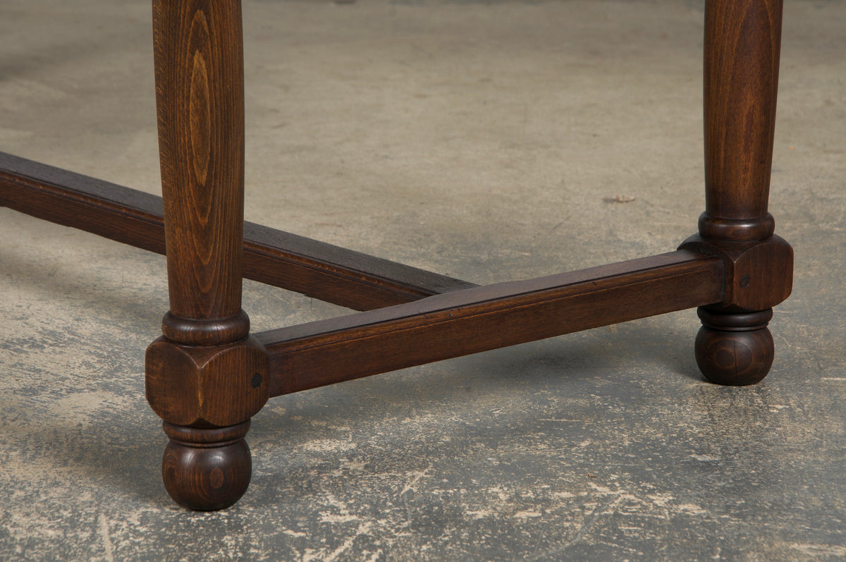 Early 19th Century Country French Provincial Oak Farmhouse Trestle Table