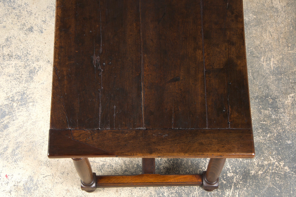 Early 19th Century Country French Provincial Oak Farmhouse Trestle Table
