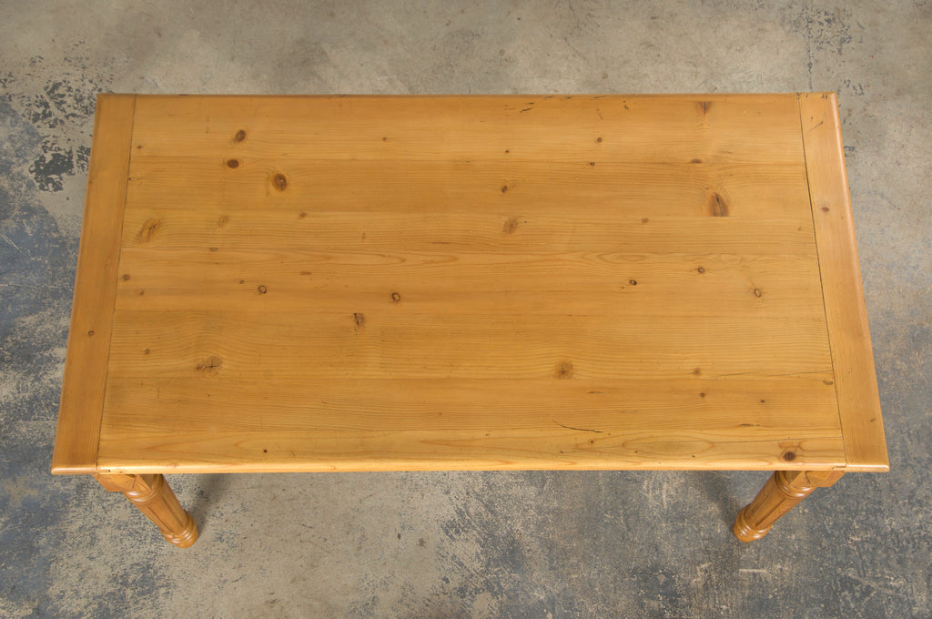 Country French Provincial Pine Work Table or Island