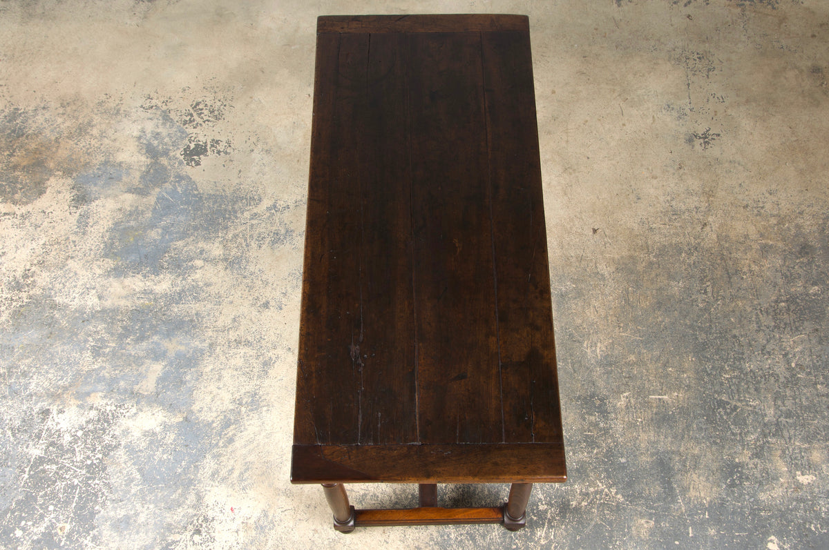 Early 19th Century Country French Provincial Oak Farmhouse Trestle Table