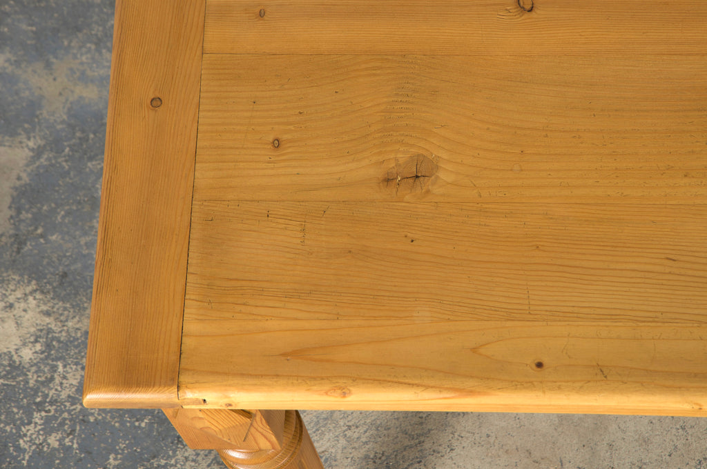 Country French Provincial Pine Work Table or Island