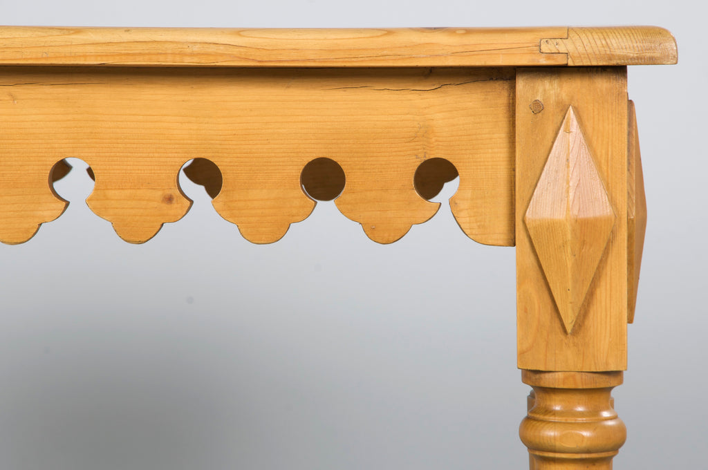 Country French Provincial Pine Work Table or Island