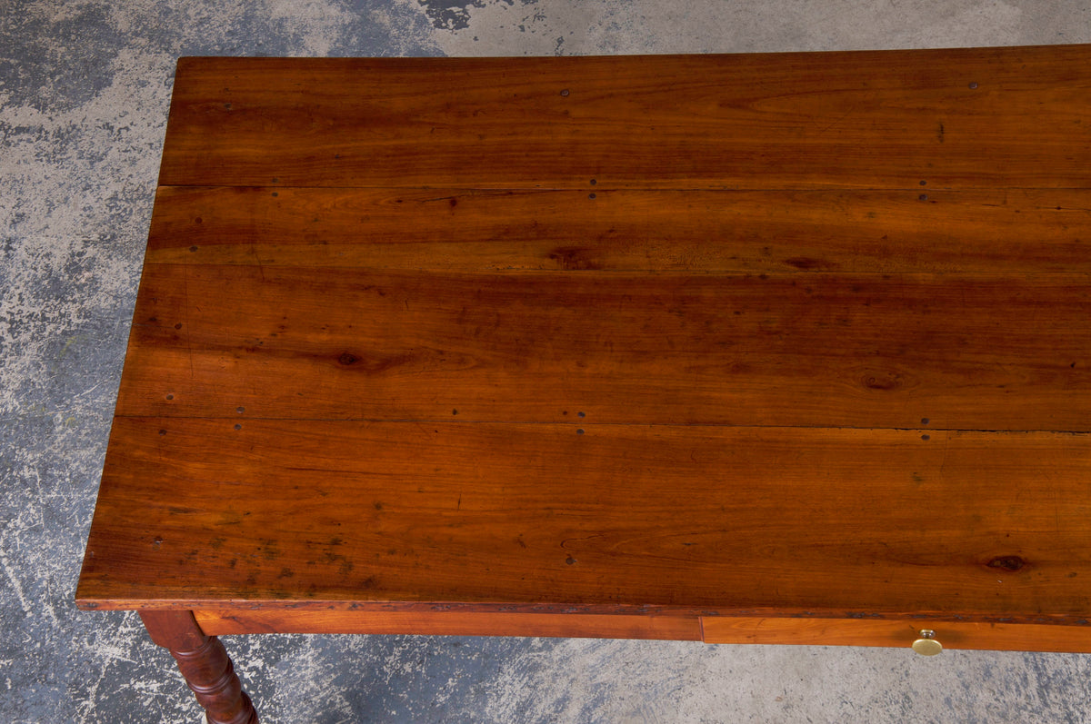 Antique Country French Provincial Maple Dining Table