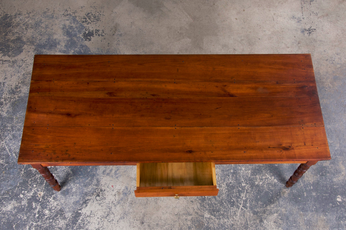 Antique Country French Provincial Maple Dining Table