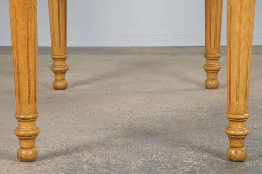 Country French Provincial Pine Work Table or Island