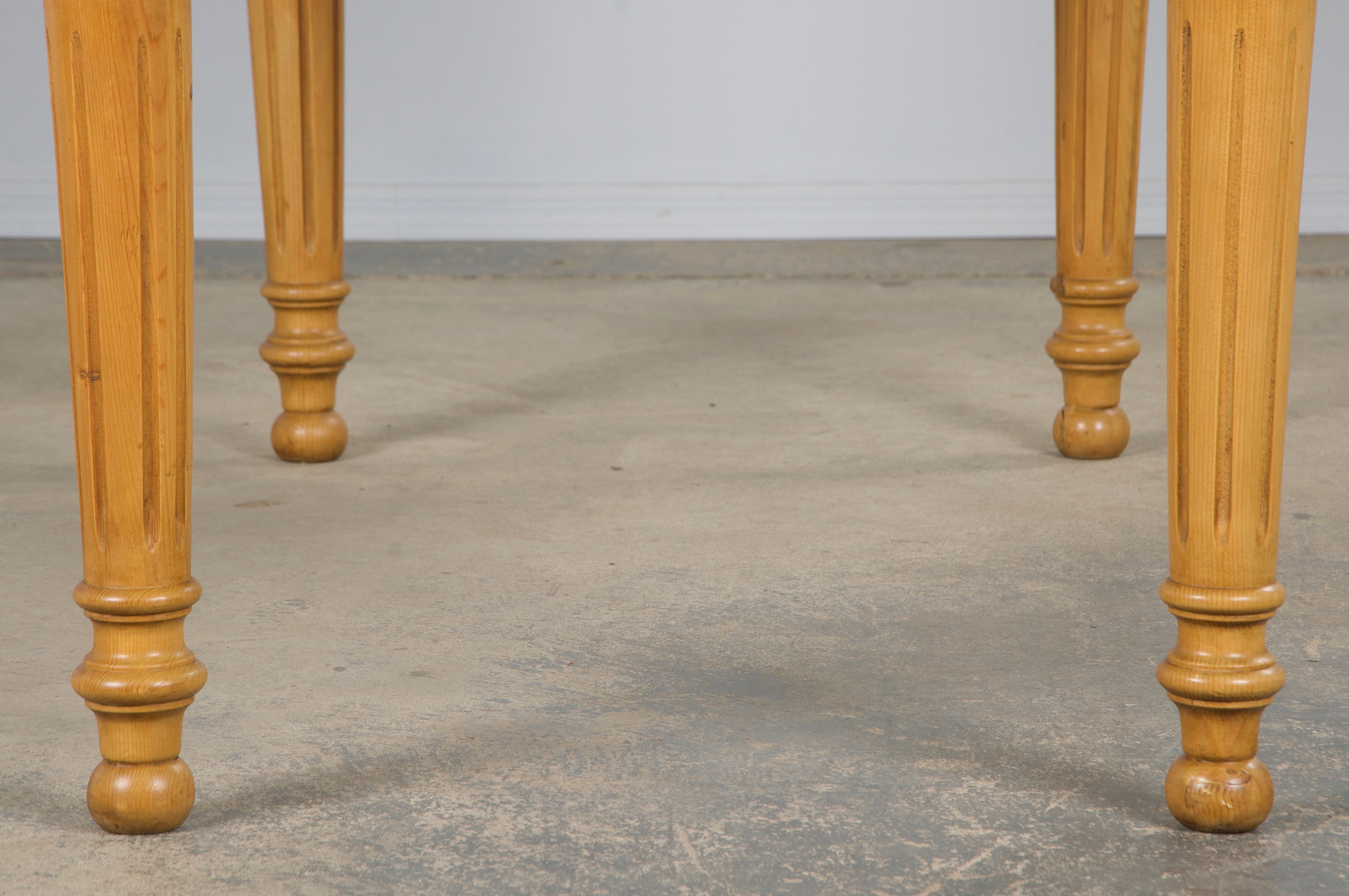 Country French Provincial Pine Work Table or Island