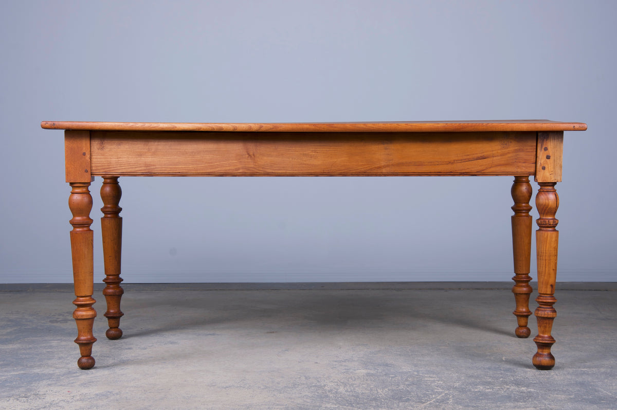 Country French Provincial Style Maple Dining Table