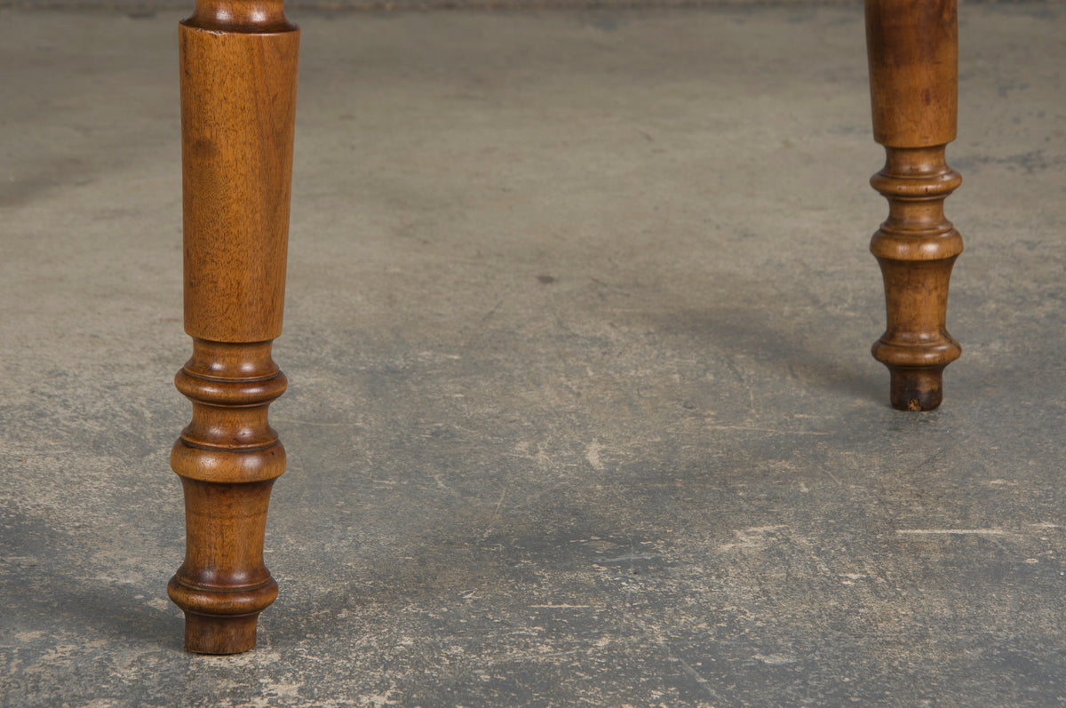 19th Century Country French Louis Philippe Style Provincial Walnut Table