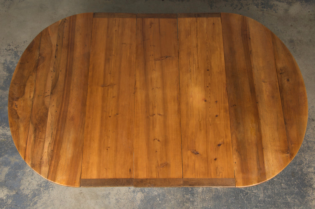 19th Century French Louis Philippe Style Walnut Extendable Drop Leaf Table
