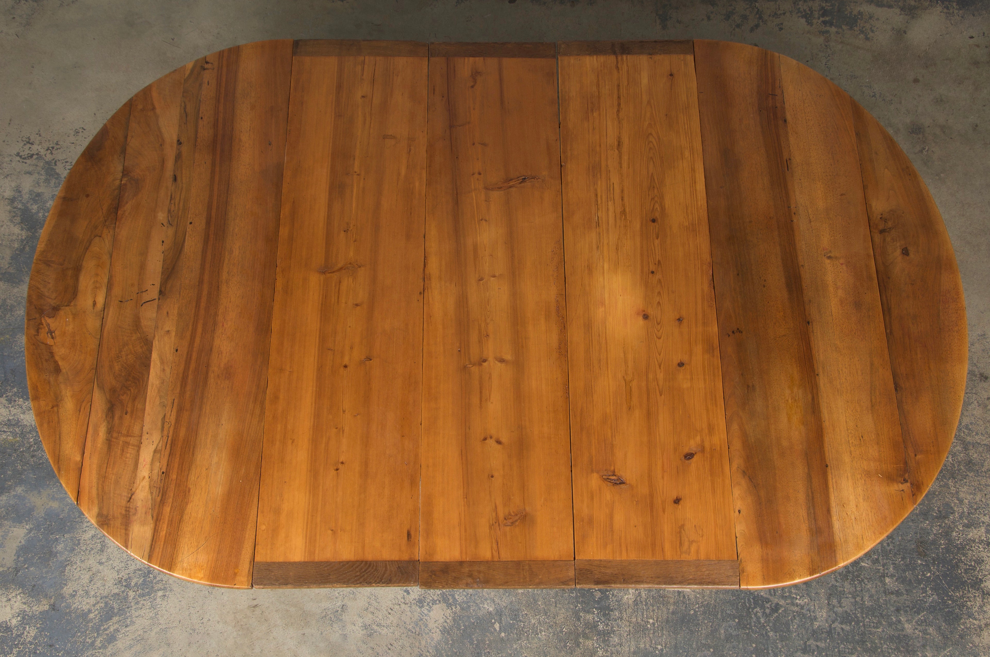 19th Century French Louis Philippe Style Walnut Extendable Drop Leaf Table