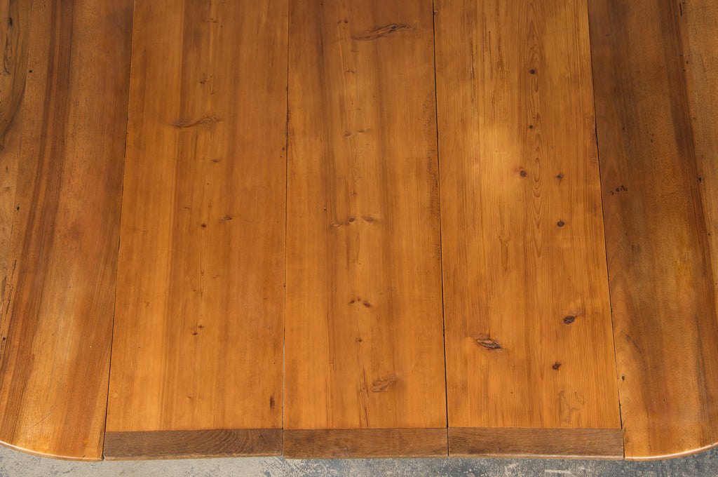 19th Century French Louis Philippe Style Walnut Extendable Drop Leaf Table