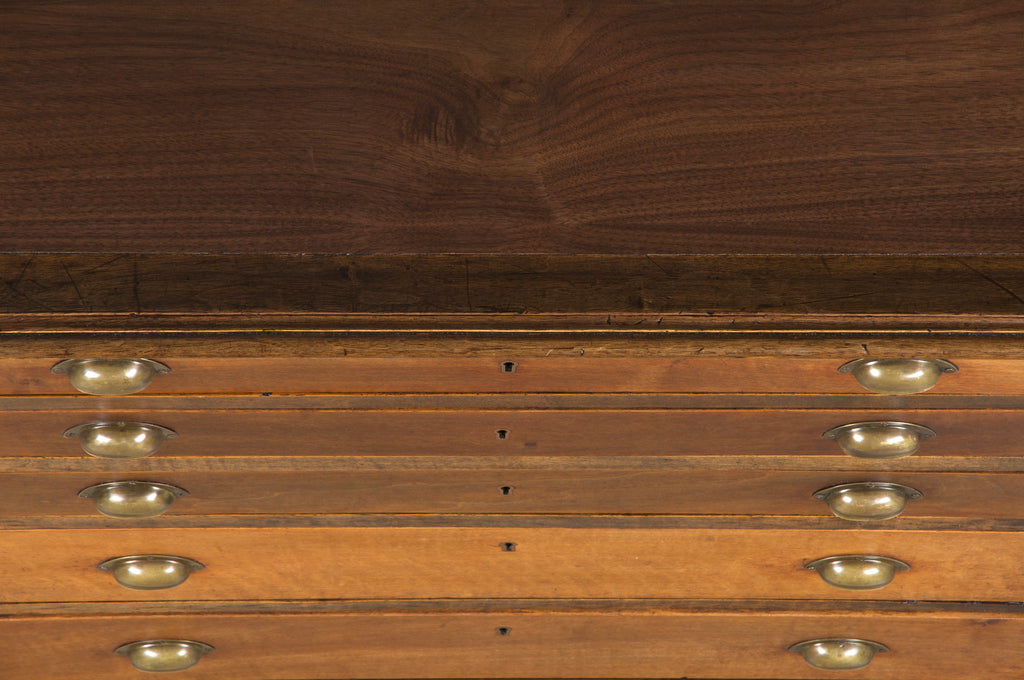 Antique French Louis Philippe Style Walnut Chest of Drawers