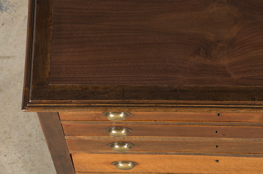 Antique French Louis Philippe Style Walnut Chest of Drawers