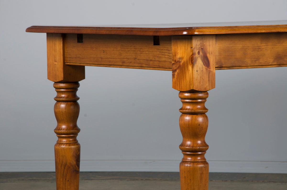 Country French Louis Philippe Style Provincial Maple Dining Table