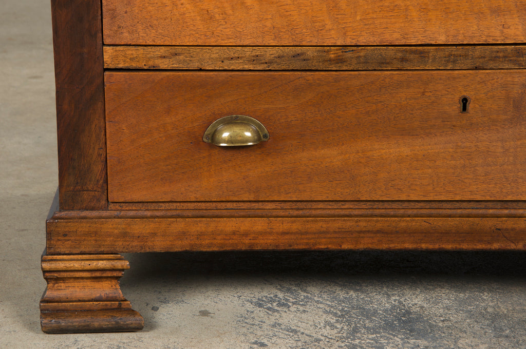 Antique French Louis Philippe Style Walnut Chest of Drawers