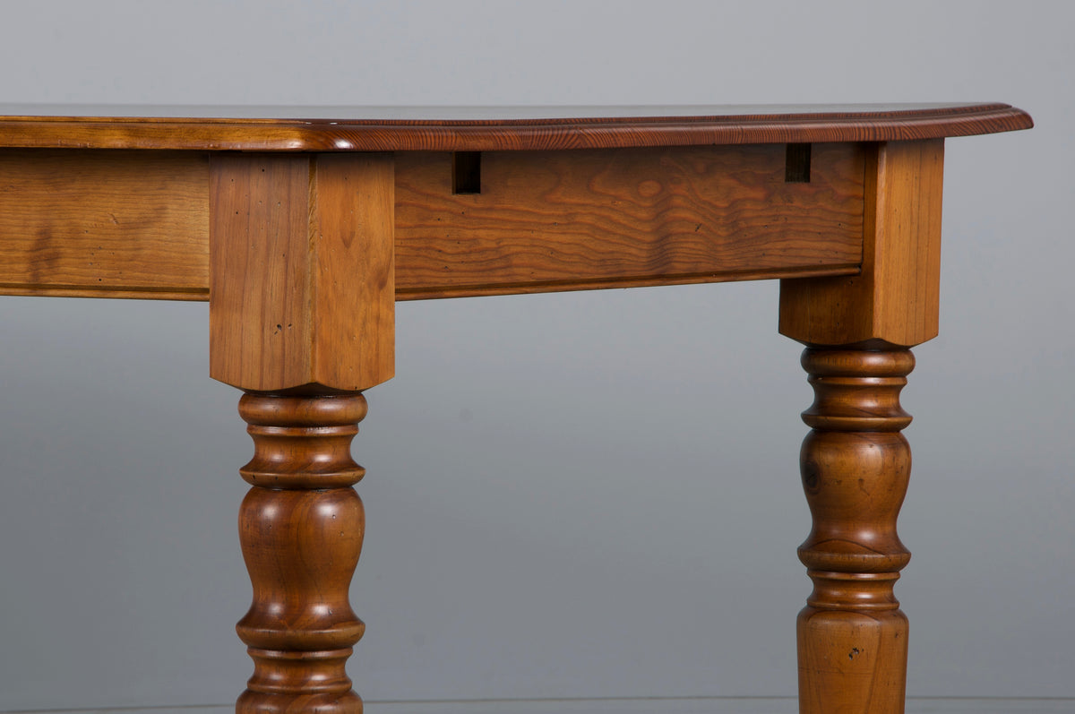Country French Louis Philippe Style Provincial Maple Dining Table