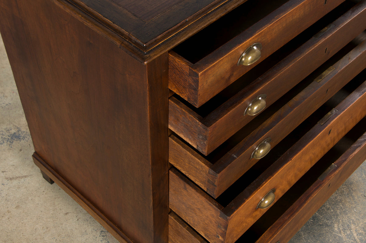 Antique French Louis Philippe Style Walnut Chest of Drawers