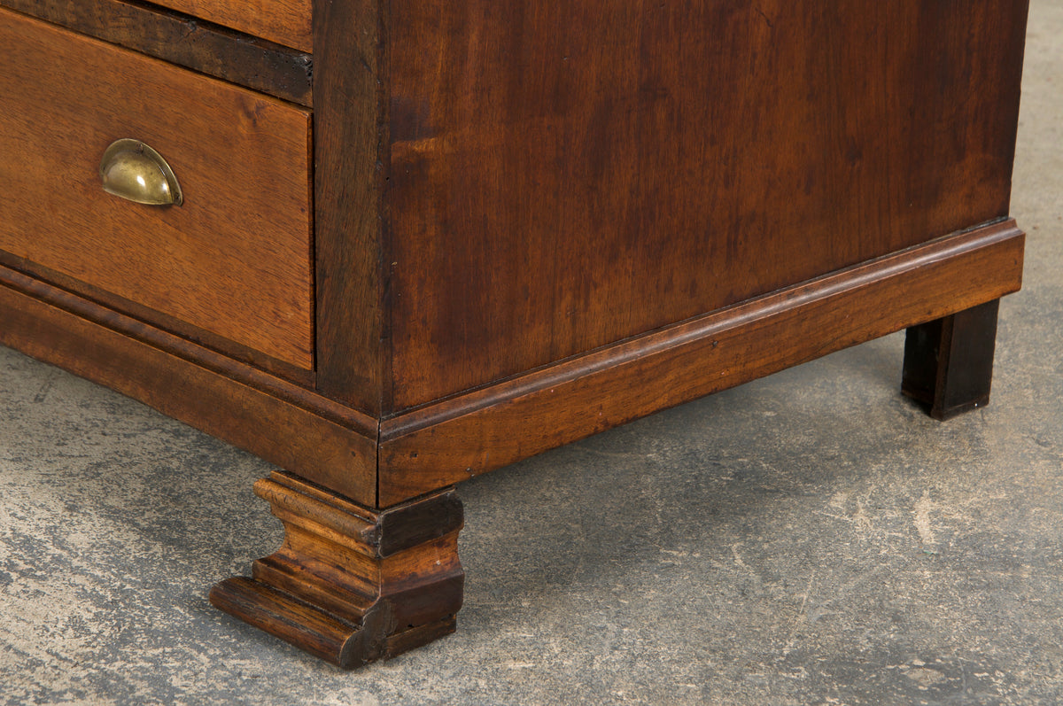 Antique French Louis Philippe Style Walnut Chest of Drawers