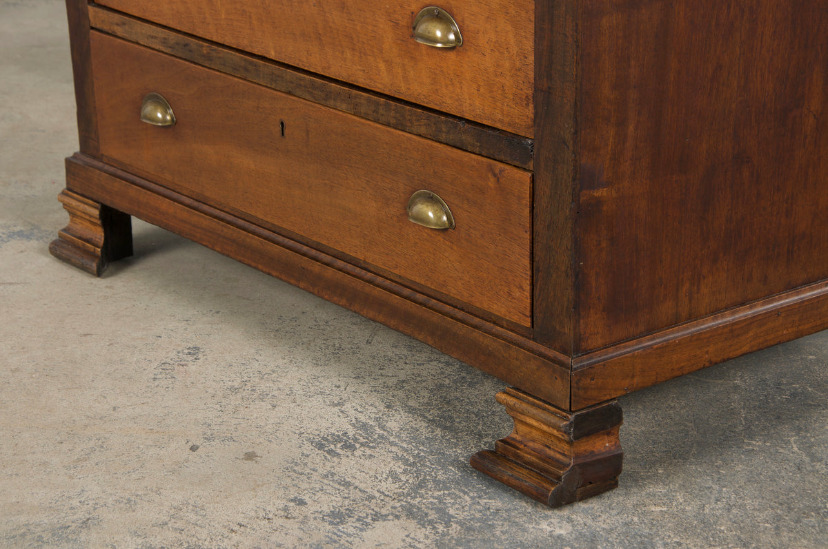 Antique French Louis Philippe Style Walnut Chest of Drawers