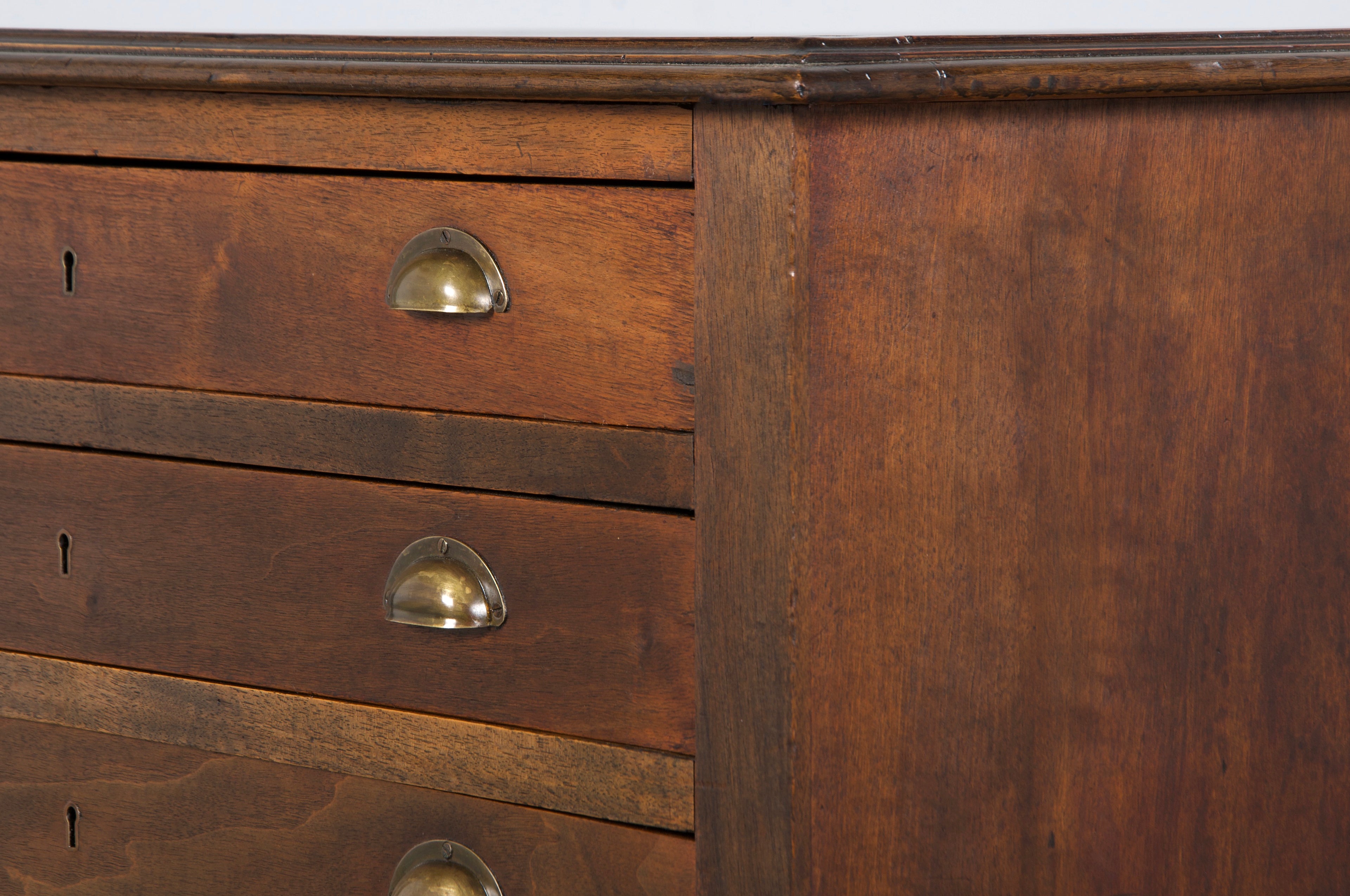 Antique French Louis Philippe Style Walnut Chest of Drawers