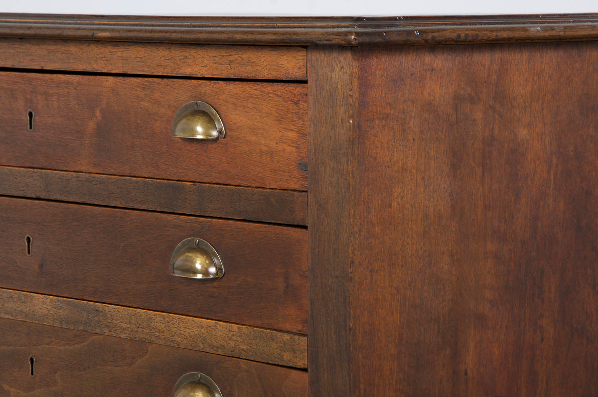 Antique French Louis Philippe Style Walnut Chest of Drawers