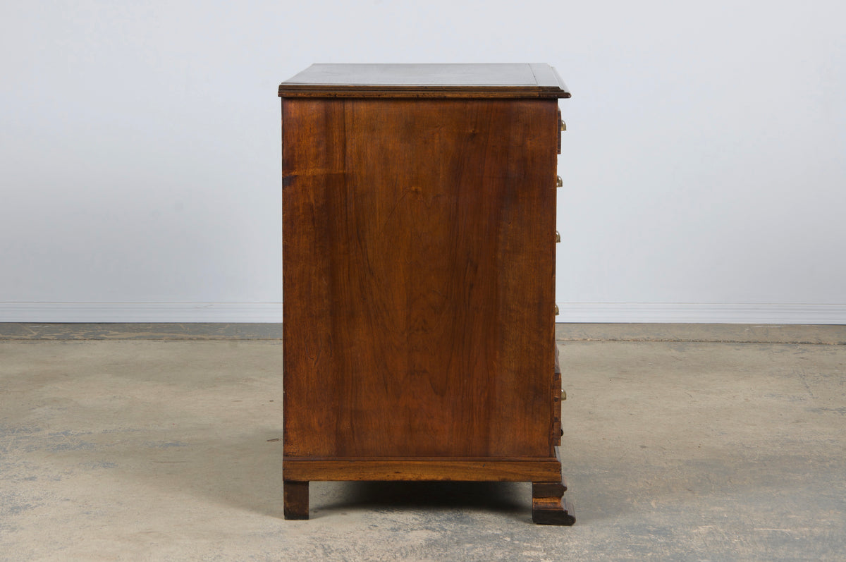 Antique French Louis Philippe Style Walnut Chest of Drawers
