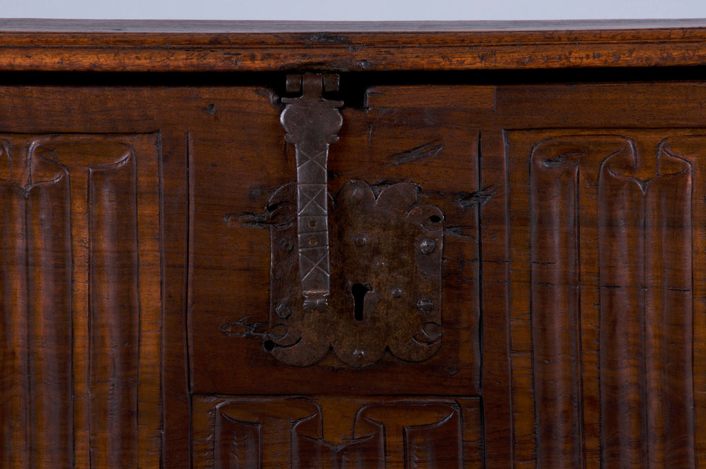 18th Century French Renaissance Carved Walnut Chest