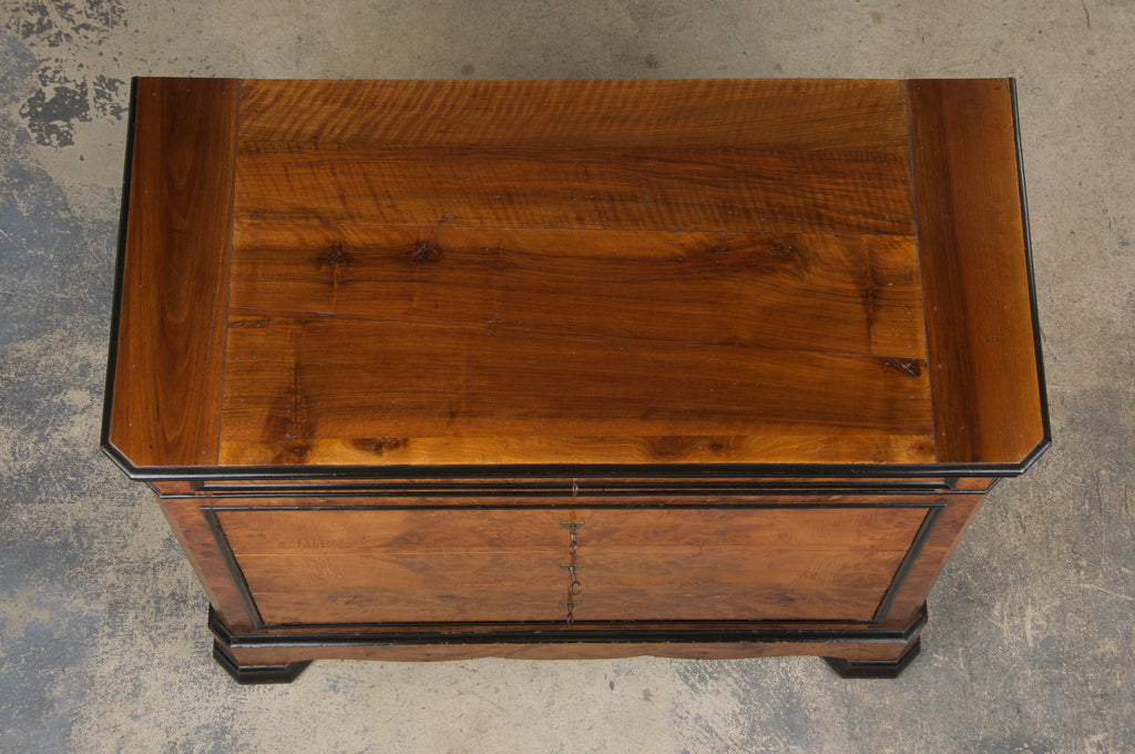 19th Century French Louis Philippe Birds Eye Maple Chest Of Drawers