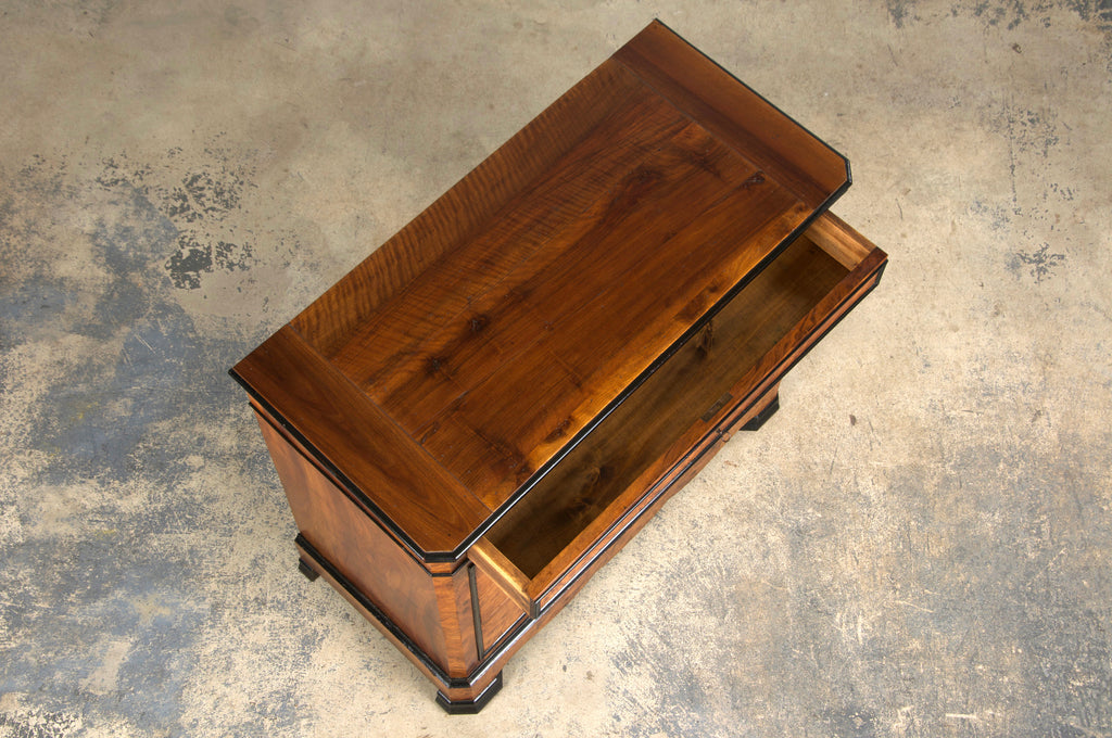 19th Century French Louis Philippe Birds Eye Maple Chest Of Drawers